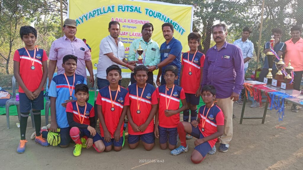It was once again a proud moment that our Schools young budding sports stars stamped their victory by bagging 2nd place in the 5 A side Football Tournament Under 17 Category Boys organised by Kongu Sahodaya School Complex.