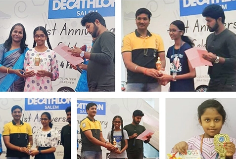 Another Winning!!! Drawing competition conducted by DECATHLON Salem on 4th February 2023.