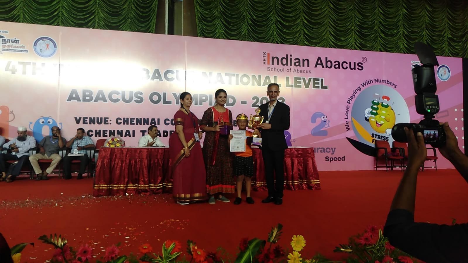 4th Indian Abacus Competition, Brain bay 1st international level open Competition 2023(Abacus & handwriting competition)