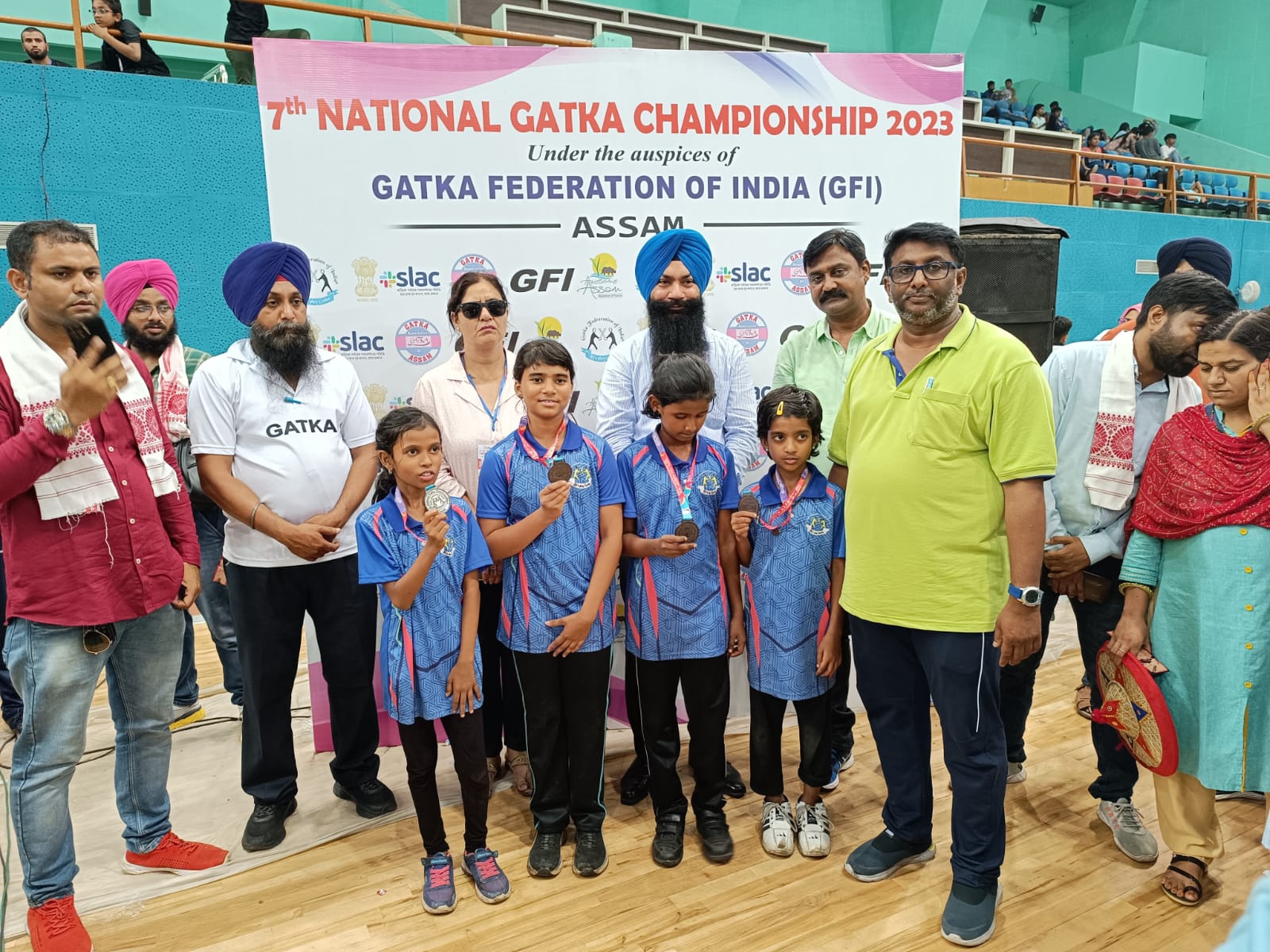 "Victory Unleashed- Our school Triumphs at the National Gatka Competition"
