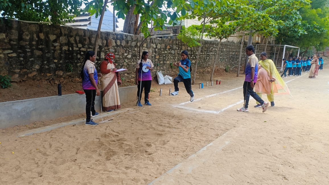 The Annual Intra / Inter School Sports Meet (for all three schools together) is a much awaited event of the school to bring out the talents of the students in sports and games.