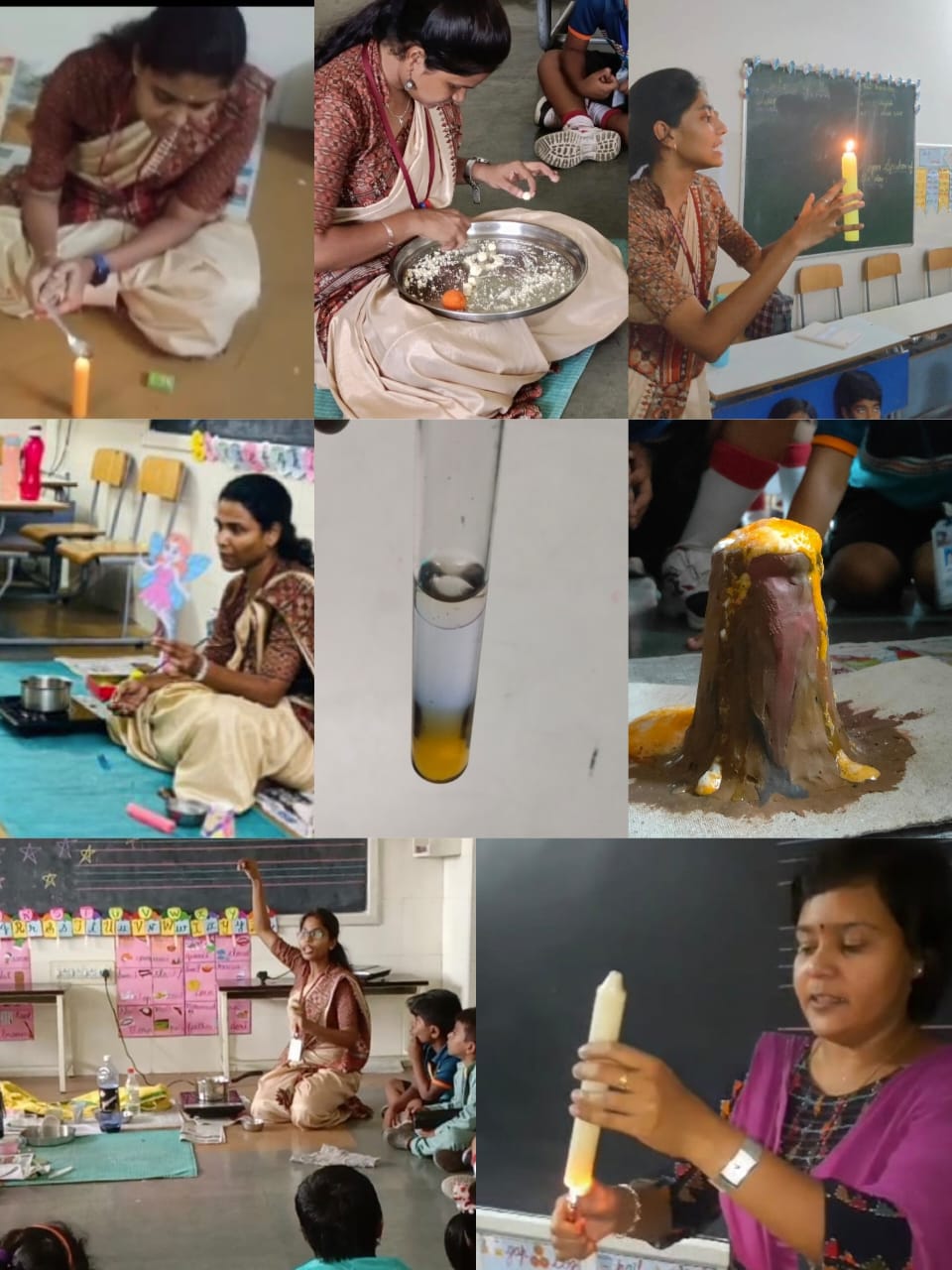 A story was weaved and activities were demonstrated to illustrate the Cosmos to children and  ignite their natural curiosity.
