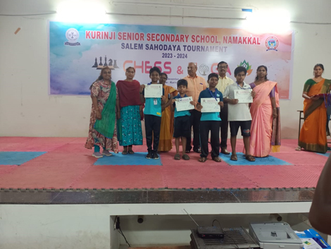 Mindful mastery and Breath work champions!
In the spirit of unity and well-being, the Salem Sahodaya organised the Yoga Competition which brought together enthusiasts from all walks of life to celebrate the profound art of yoga.