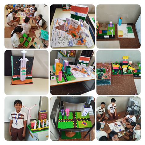 An opportunity to showcase their creative talents of young buds of III-V Compartment
